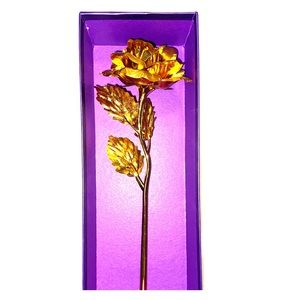 Decor Faux Gold Rose